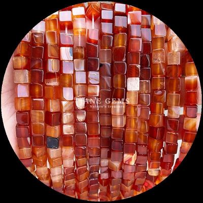 Cubo de forma cuadrada Howlite lapislázuli hebras de cuentas sueltas para la fabricación de joyas DIY