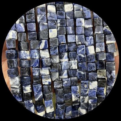 Joyería DIY y Cristales Curativos Labradorita Natural Blue Dot Filamentos de cuentas sueltas en diferentes tamaños