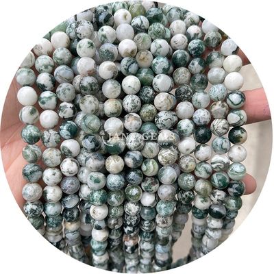 Armonizar las energías natural Curación Cristal Perlas de piedra preciosa Turmalina Magnesita Para la fabricación de joyas de cristal