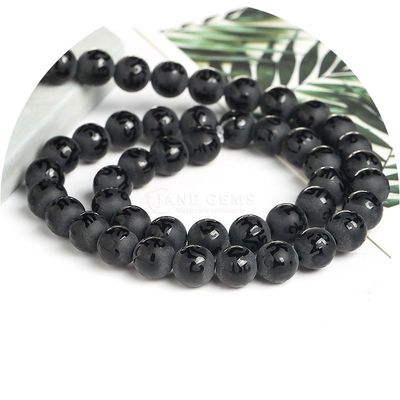 Matt Agate Mantra de seis palabras Perlas sueltas Diy Joyería Accesorios Perlas budistas Brazalete Perlas Agate grabado