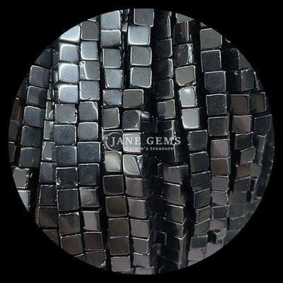 Cubo Cuadrado Forma Natural de piedras preciosas Perlas Limón Jade Rhodonite hilos de perlas sueltas para la curación y joyería bricolaje
