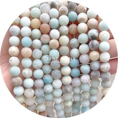 Perlas de forma redonda pulidas Decoración DIY Productos semiacabados Perlas de piedras pulidas