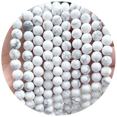 Perlas de forma redonda pulidas Decoración DIY Productos semiacabados Perlas de piedras pulidas