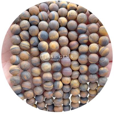 Perlas de forma redonda pulidas Decoración DIY Productos semiacabados Perlas de piedras pulidas