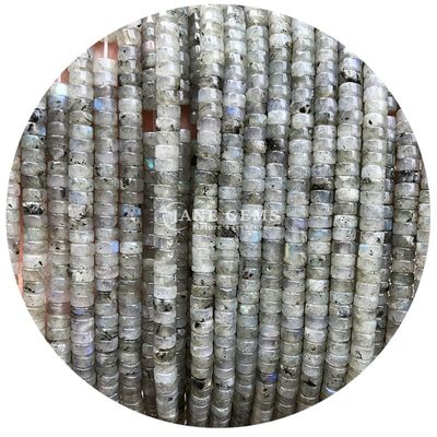 Perlas de cristal natural con forma de ángulo recto de labradorita Perlas sueltas para hacer diseño de joyas