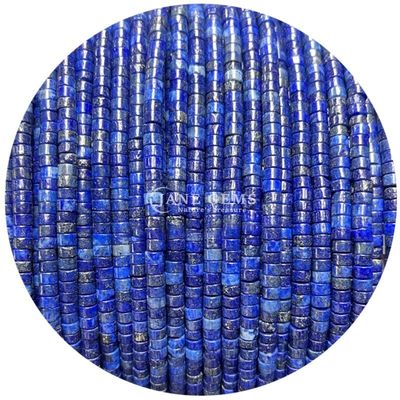 Perlas al por mayor pulidas Azul Sodalita Naranja Piedra imperial para joyería o artesanía