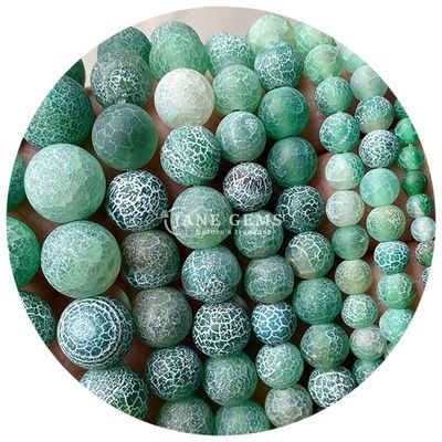 Agate verde mezclado agate mezclado granel de cuentas para accesorios de joyería