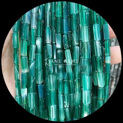Rectángulo cebra jaspe lapislázuli perlas de piedra preciosa hilos sueltos para la fabricación de joyas