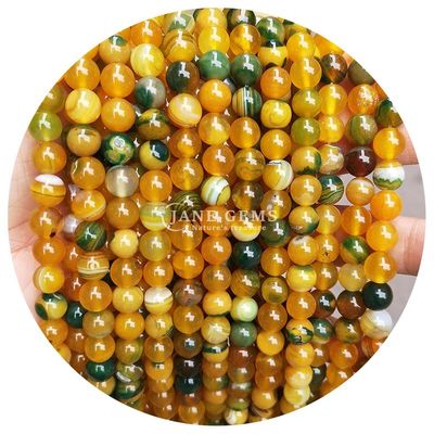 Perlas de piedra preciosa de acabado pulido color natural para la fabricación de joyas y adornos