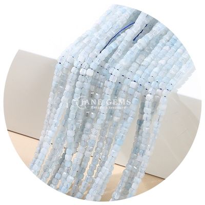 Perlas de cristal de gemas personalizadas Perlas sueltas para artesanías y joyería