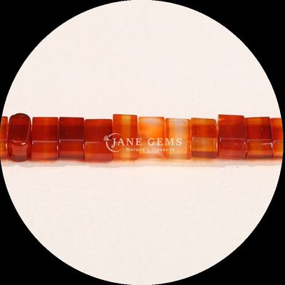 Cubo Perlas de piedras preciosas en varios colores de cristal Rojo Ágata Rosa Cuarzo para joyería DIY