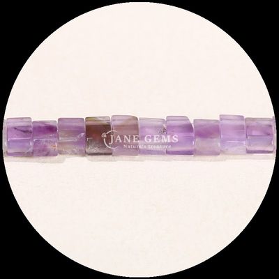 Cubo Perlas de piedras preciosas en varios colores de cristal Rojo Ágata Rosa Cuarzo para joyería DIY