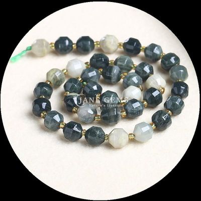 Perlas pulidas de piedras preciosas naturales con facetas sueltas de rombo para la fabricación de joyas