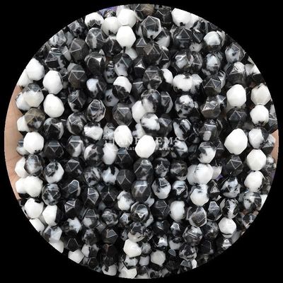 Perlas de piedras preciosas naturales de forma facetada Rosa cuarzo Turmalina hebras sueltas para la fabricación de joyas