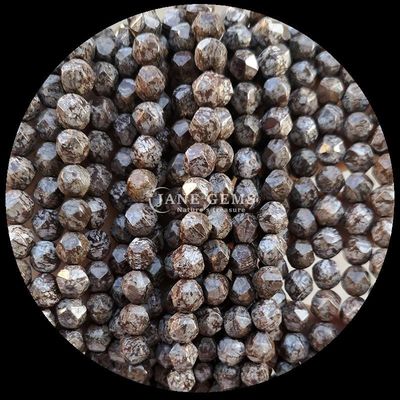 Perlas de piedras preciosas naturales de forma facetada Rosa cuarzo Turmalina hebras sueltas para la fabricación de joyas