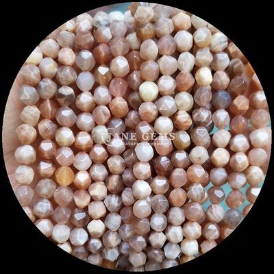 Perlas de piedras preciosas naturales de facetas elegantes Fluorito Lapislázuli Filamentos sueltos para la fabricación de joyas