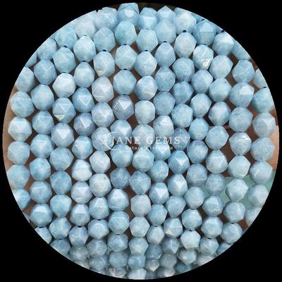 Perlas de piedras preciosas naturales con facetas en color vibrante y multicolor sandía cuarzo aguamarina hebras sueltas perlas para joyería DIY