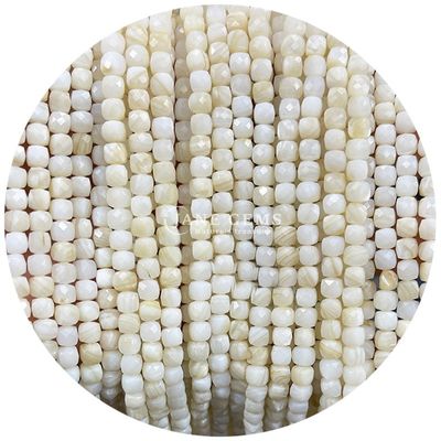 Polished Smooth Loose Beads Cubo de azúcar facetado para artesanías de bricolaje Joyería haciendo gemas Perlas