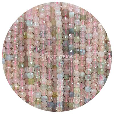 Polished Smooth Loose Beads Cubo de azúcar facetado para artesanías de bricolaje Joyería haciendo gemas Perlas