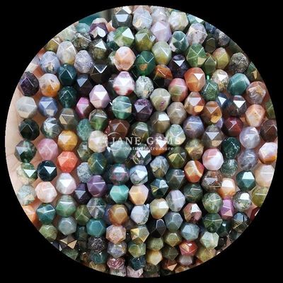 Deslumbrantes diamantes cortados con cuentas de gemas multicolores Quarzo claro Carneliano hebras sueltas para la elaboración de joyas exquisitas