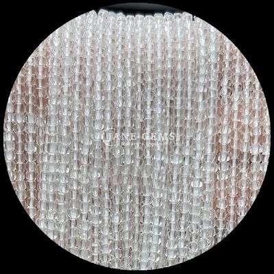 Perlas de cubo de piedra preciosa Rubí Zoisite Ojo de tigre hebras sueltas cuadradas Perlas para joyería DIY
