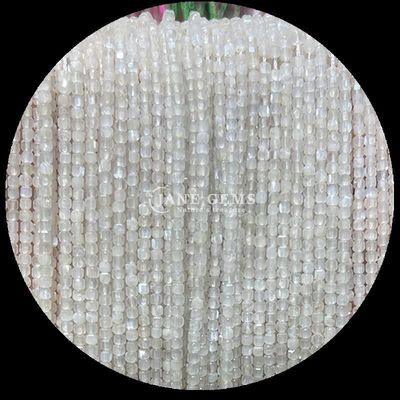 Cubo Cuadrado Personalizable Perlas de piedras preciosas Oro Rutilado Cuarzo Prehnita hebras sueltas Perlas para la fabricación de joyas