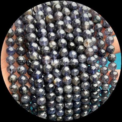 Aspecto de color redondo Perlas de piedra preciosa natural Rubí Zoisite Apatita para la fabricación de joyas