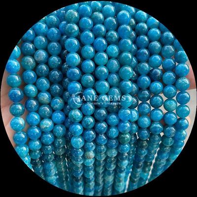 Aspecto de color redondo Perlas de piedra preciosa natural Rubí Zoisite Apatita para la fabricación de joyas