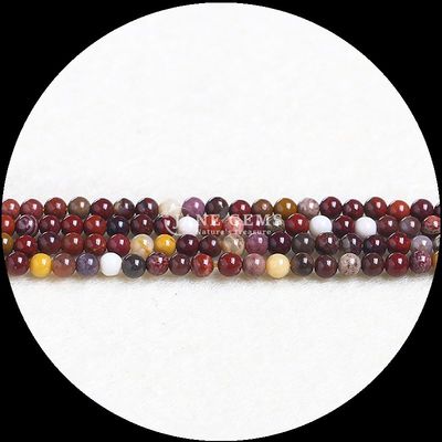 Vivido redondo multicolor joyería DIY mini Tourmalina suelta amarilla de jade hilos sueltos cuentas