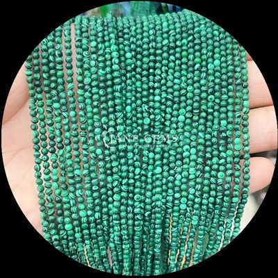 Natural de varios colores redondo de piedra preciosa cuentas africanas de color verde turquesa punto para pulseras collares pendientes joyería bricolaje