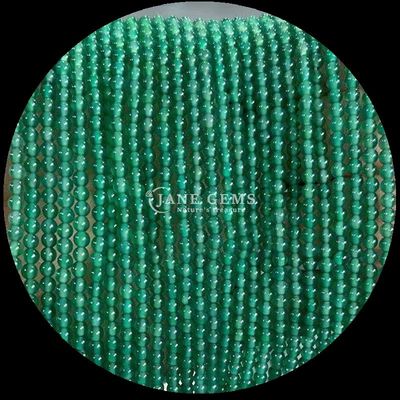 Perlas de piedras preciosas redondas naturales Ágata verde elegante Rodonita y Obsidiana de copo de nieve para hacer joyas