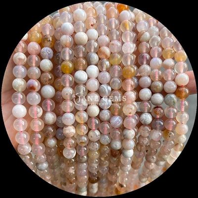 DIY Joyería haciendo 8 mm redondo de perlas de piedras preciosas naturales en ágata de cerezo y varios hilos de ágata para los aretes