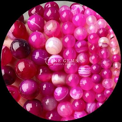 8 mm de piedra natural polida y redonda cuentas de piedra preciosa hilos para joyería hacer pulseras bricolaje collares en varios colores