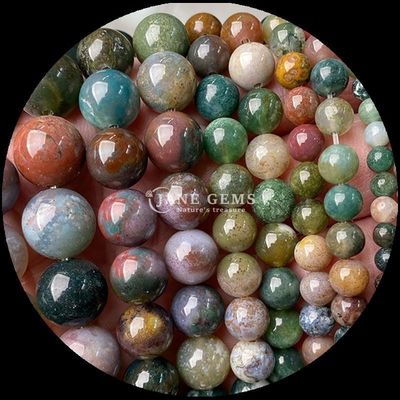 Perlas de piedra preciosa de 8 mm Varias perlas de ágata Ágata verde Carnelia marrón Ágata hebras de perlas sueltas para bricolaje