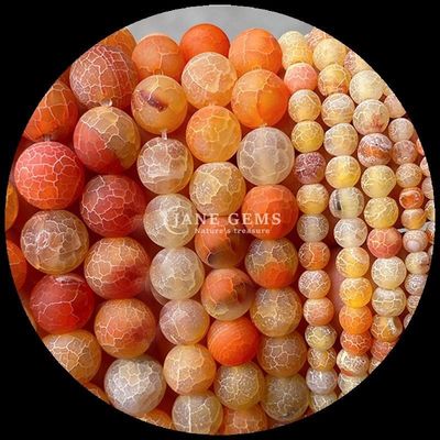Perlas de gemas naturales de variedad DIY Joyería con perlas de ágata púrpura y amarilla
