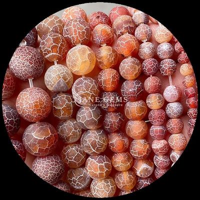 Multicolor de ágata cuentas de 8 mm tamaño de cuentas de piedra natural de corte redondo arco iris climatizado ágata hebras sueltas para regalo de bricolaje