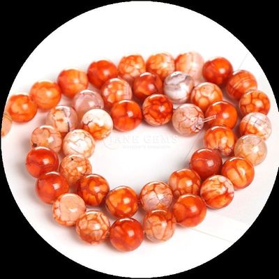 Multicolores de piedras preciosas de cuentas de fuego ágata hilos de cuentas sueltas para la fabricación de joyas DIY