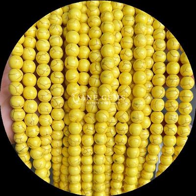 Perlas de piedras preciosas naturales en varios colores, joyería DIY Perlas de turquesa