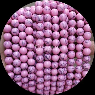 Perlas de piedras preciosas naturales en varios colores, joyería DIY Perlas de turquesa