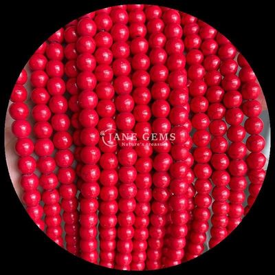 8 mm de gemas pulidas, cuentas para joyería, artículos para la fabricación de joyas de varios colores, filamentos de cuentas sueltas de color turquesa.