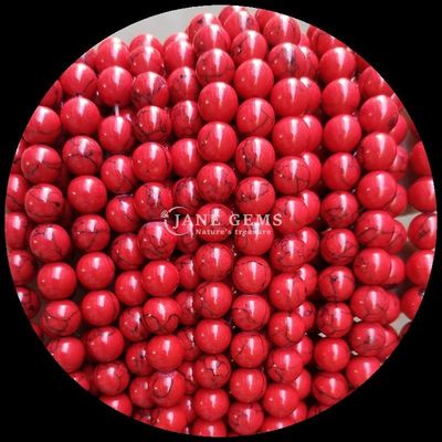 8 mm de gemas pulidas, cuentas para joyería, artículos para la fabricación de joyas de varios colores, filamentos de cuentas sueltas de color turquesa.