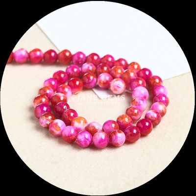 Brazaletes de piedras preciosas naturales de diversos colores Jade hilos de perlas sueltas para elevar su estilo con elegancia natural