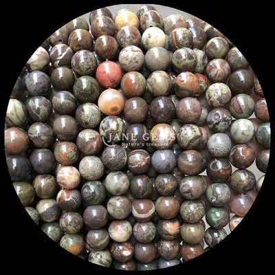 Forma redonda Perlas de gemas Varios colores Modelo de madera hebras de perlas sueltas perfectas para joyería
