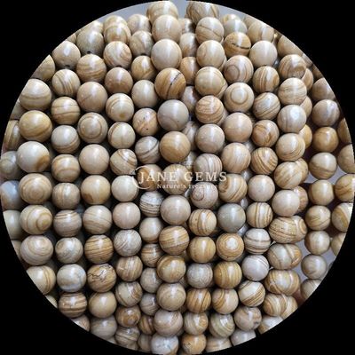 Forma redonda Perlas de gemas Varios colores Modelo de madera hebras de perlas sueltas perfectas para joyería