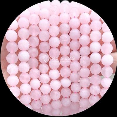 Perlas de piedras preciosas multicolores de 8 mm Varios hilos de perlas redondas sueltas heladas para la fabricación de pulseras y collares