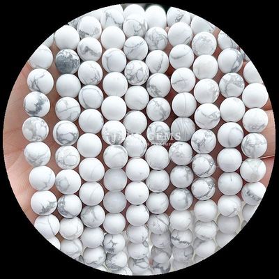 Perlas de piedras preciosas multicolores de 8 mm Varios hilos de perlas redondas sueltas heladas para la fabricación de pulseras y collares