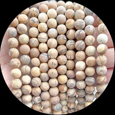 Perlas de piedras preciosas multicolores de 8 mm Varios hilos de perlas redondas sueltas heladas para la fabricación de pulseras y collares