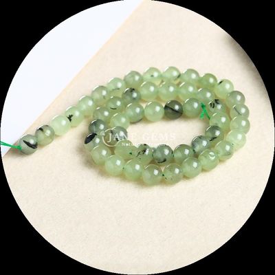 Piedra de corte redondo Varios colores Calcedonia Filamentos de perlas sueltas Perfecto para creaciones de joyería DIY