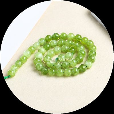 Perlas de forma redonda pulidas Perlas de varios colores Varios hilos de perlas sueltas de calcedonia para la fabricación de joyas Suministros