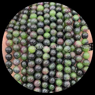 Perlas de piedras preciosas en forma redonda y múltiples colores Varios hilos de perlas sueltas de calcedonia perfectos para joyería DIY